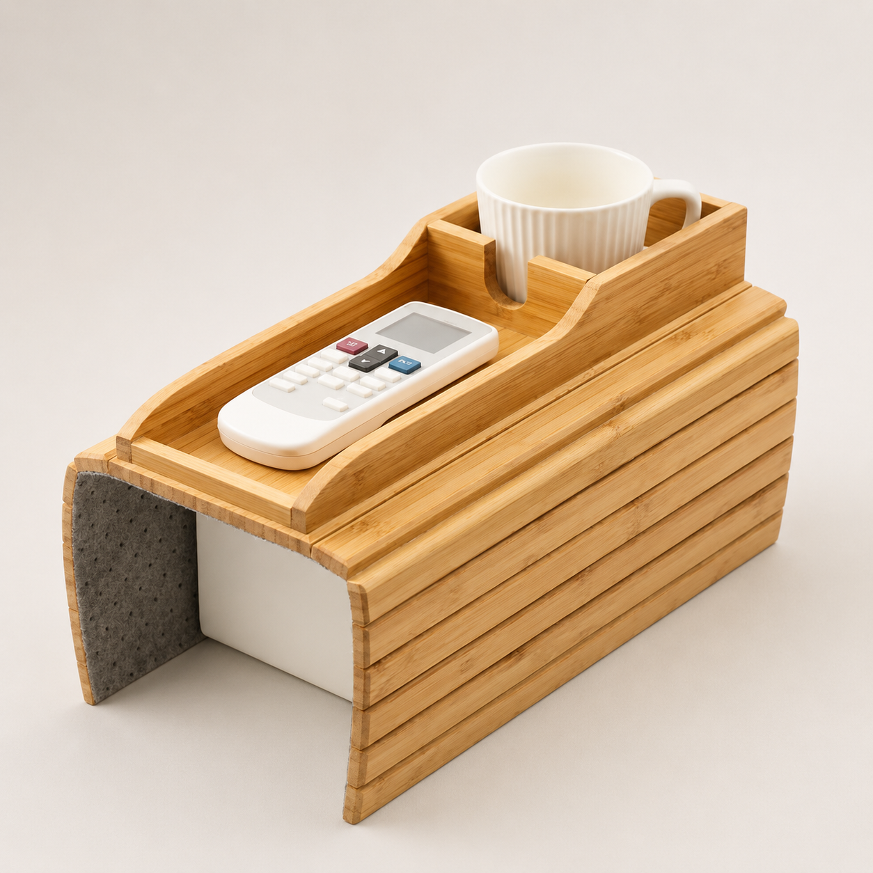 Modern Minimalist Bamboo Sofa Tray
